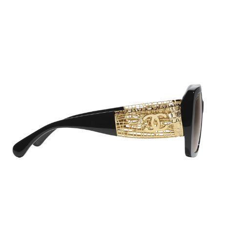 Chanel Square Black Sunglasses Ref 5532