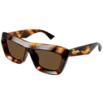 Bottega Veneta BV1283S 002 Havana Womens Sunglasses