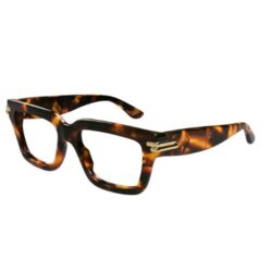 Bottega Veneta BV1324O 002 Optical Prescription Glasses Havana Acetate