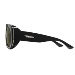 Bottega Veneta BV1362S 006 Shiny Black Pilot Sunglasses
