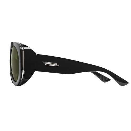 Bottega Veneta BV1362S 006 Shiny Black Pilot Sunglasses