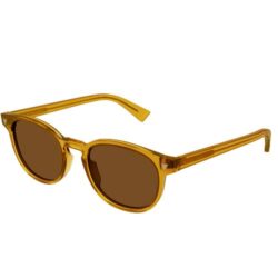 Bottega Veneta Panthos BV1253S 004 Yellow Sunglasses