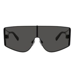Dolce & Gabbana DG2305 0187 Black Shield Sunglasses