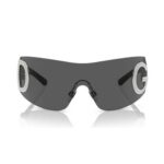 Dolce & Gabbana DG 2298B Black Shield Sunglasses