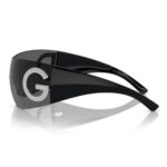 Dolce & Gabbana DG 2298B Black Shield Sunglasses