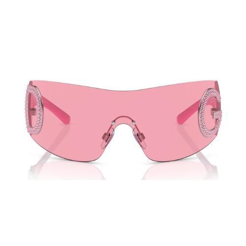 Dolce & Gabbana DG 2298B Pink Shield Sunglasses