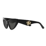 Dolce & Gabbana DG 4439 Sunglesses Black Cat Eye Sunglasses