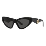 Dolce & Gabbana DG 4439 Sunglesses Black Cat Eye Sunglasses