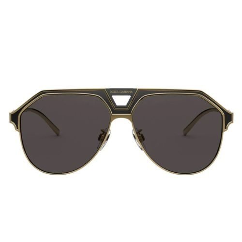 Dolce & Gabbana DG2257 Miami Gold Pilot Sunglasses