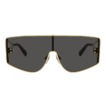 DOLCE & GABBANA DG2305 02/87 GOLD SHIELD SUNGLASSES WORN BY MILEY CYRUS