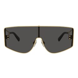 DOLCE & GABBANA DG2305 02/87 GOLD SHIELD SUNGLASSES WORN BY MILEY CYRUS