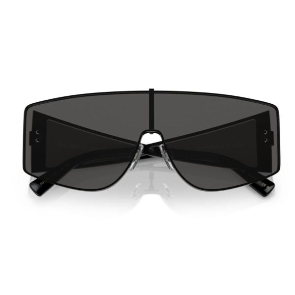 Dolce & Gabbana DG2305 0187 Black Shield Sunglasses