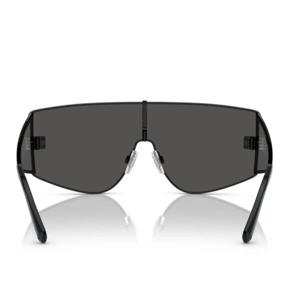 Dolce & Gabbana DG2305 0187 Black Shield Sunglasses