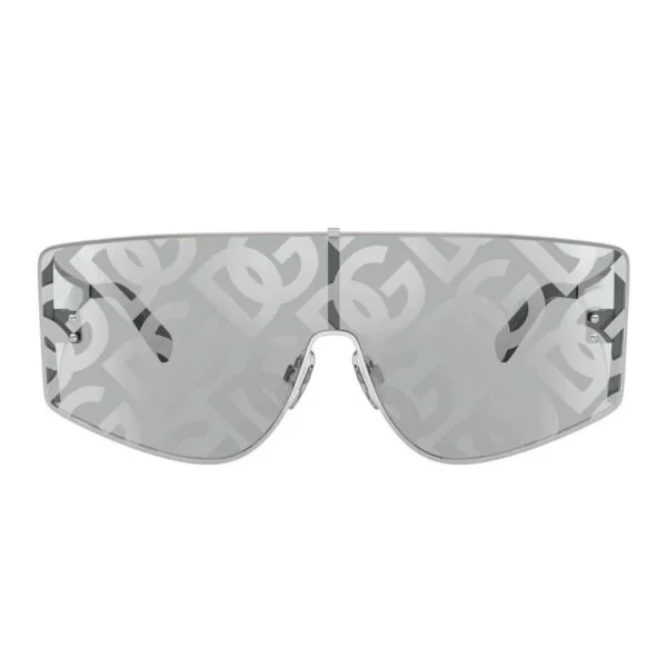 Dolce & Gabbana DG2305 05AL Silver Shield Sunglasses