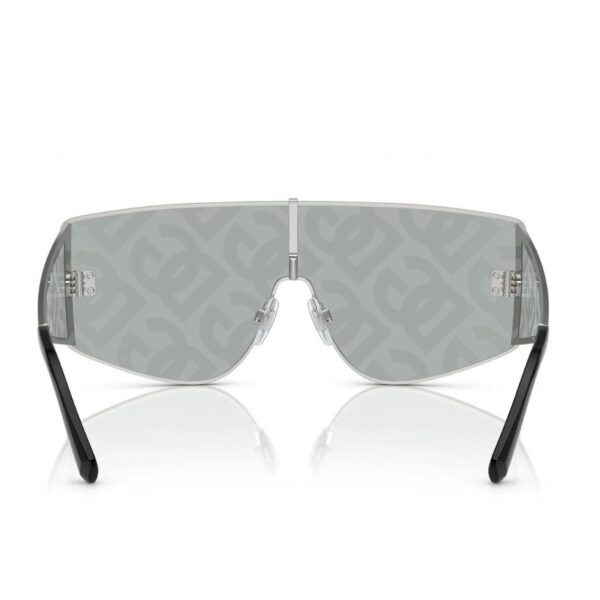 Dolce & Gabbana DG2305 05AL Silver Shield Sunglasses