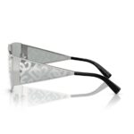 Dolce & Gabbana DG2305 05AL Silver Shield Sunglasses