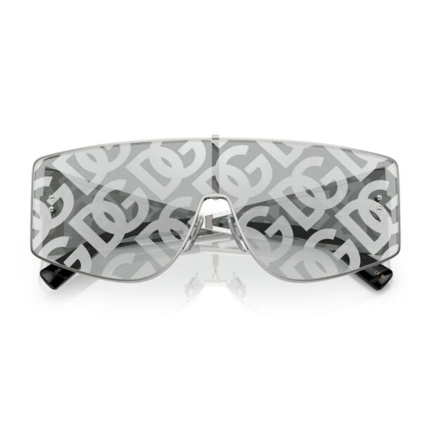 Dolce & Gabbana DG2305 05AL Silver Shield Sunglasses
