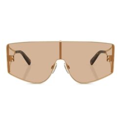 Dolce & Gabbana DG2305 13655A Light GoldPink Shield Sunglasses