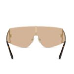 Dolce & Gabbana DG2305 13655A Light GoldPink Shield Sunglasses
