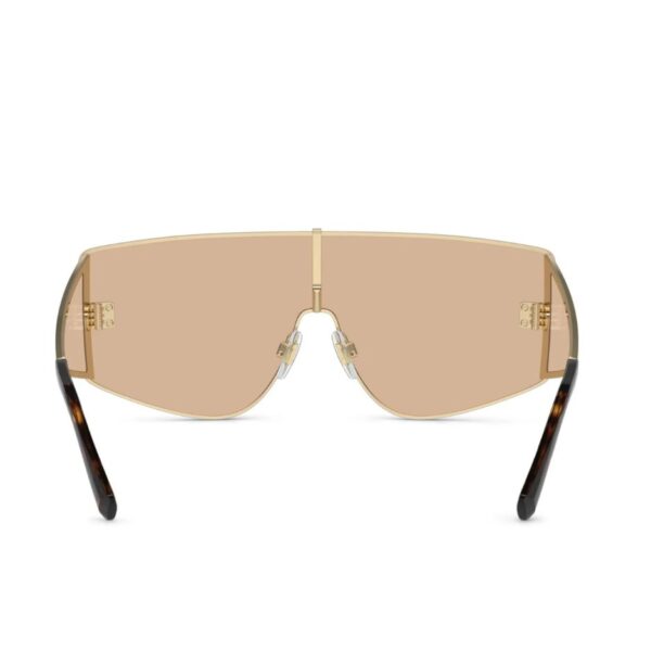 Dolce & Gabbana DG2305 13655A Light GoldPink Shield Sunglasses