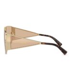 Dolce & Gabbana DG2305 13655A Light GoldPink Shield Sunglasses