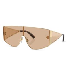 Dolce & Gabbana DG2305 13655A Light GoldPink Shield Sunglasses
