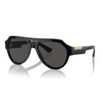 Dolce & Gabbana DG4466 Black Pilot Sunglasses