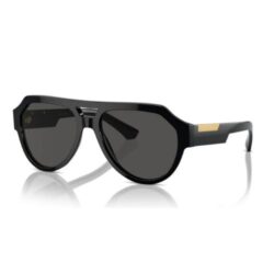 Dolce & Gabbana DG4466 Black Pilot Sunglasses