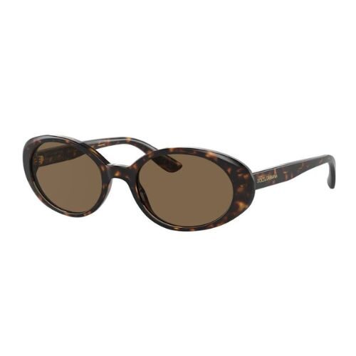 Dolce & Gabbana Sunglasses DG 4443 Havana Oval Eyewear