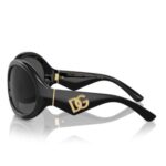 Dolce & Gabbana Sunglasses DG 6201 Black Oval Eyewear