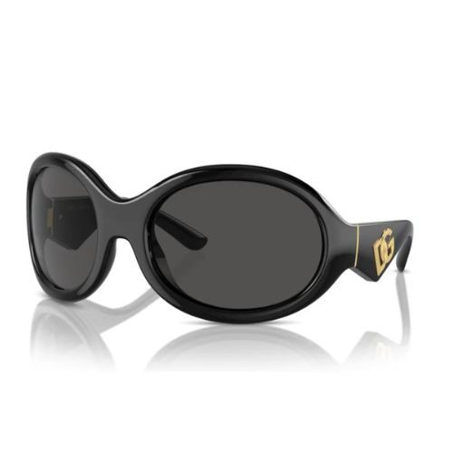 Dolce & Gabbana Sunglasses DG 6201 Black Oval Eyewear