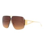 Bottega Veneta BV1065S New Unapologetic Gold Sunglasses – Brown Lenses
