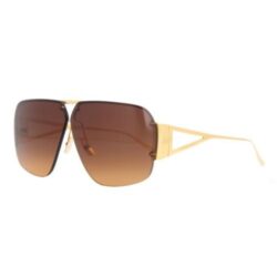 Bottega Veneta BV1065S New Unapologetic Gold Sunglasses – Brown Lenses