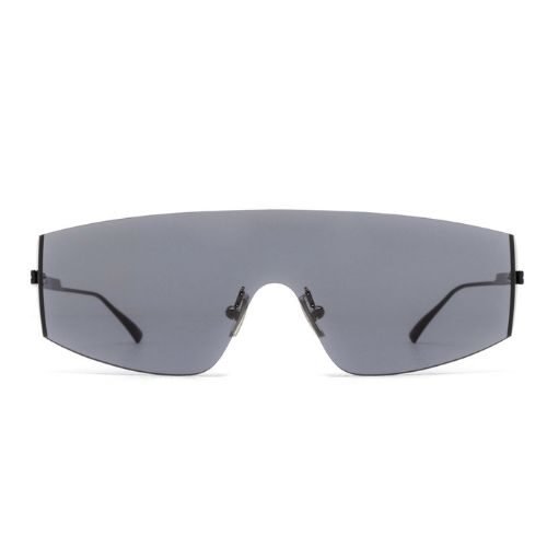 Bottega Veneta BV1299S 001 Black Mask Sunglasses Rimless