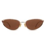 Bottega Veneta BV1330S Knot Cat Eye Sunglasses in Gold