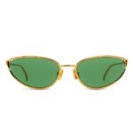 Bottega Veneta BV1330S Knot Cat Eye Sunglasses in Gold – Green Lens