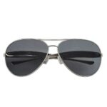 Bottega Veneta Sardine BV1305S 001 Silver Aviator Sunglasses