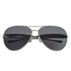 Bottega Veneta Sardine BV1305S 001 Silver Aviator Sunglasses