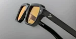 Jacques Marie Mage Sandro Sun Black Frame Yellow Lens