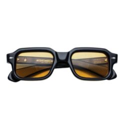 Jacques Marie Mage Sandro Sun Black Frame Yellow Lens