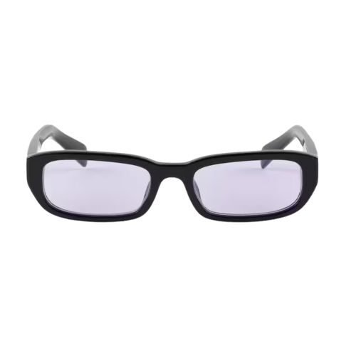 Prada PR B06S 16K-08Z 53-19 Black & Lavender Lens Sunglasses