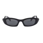 Prada Symbole SPRB16 Black Acetate Sunglasses with Slate Gray Lenses