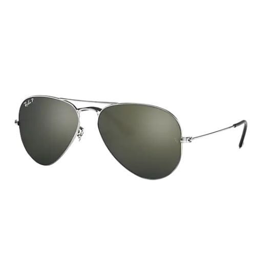 Ray-Ban RB3025 00359 Aviator Sunglasses Polished Silver