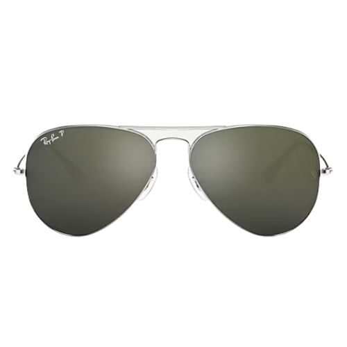 Ray-Ban RB3025 00359 Aviator Sunglasses Polished Silver