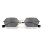 Ray Ban Yevi Bio-Based RB3728 92136V Light Gold Mirror Sunglasses