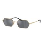 Ray Ban Yevi Bio-Based RB3728 92136V Light Gold Mirror Sunglasses