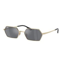 Ray Ban Yevi Bio-Based RB3728 92136V Light Gold Mirror Sunglasses