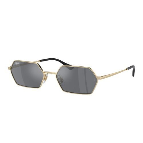 Ray Ban Yevi Bio-Based RB3728 92136V Light Gold Mirror Sunglasses