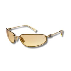 Miu Miu Yellow SMU A50 Runway Oval Sunglasses