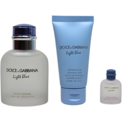Dolce & Gabbana Mens Light Blue Gift Set